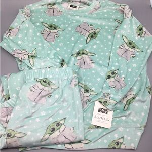 Star Wars yoda sweater and pant set